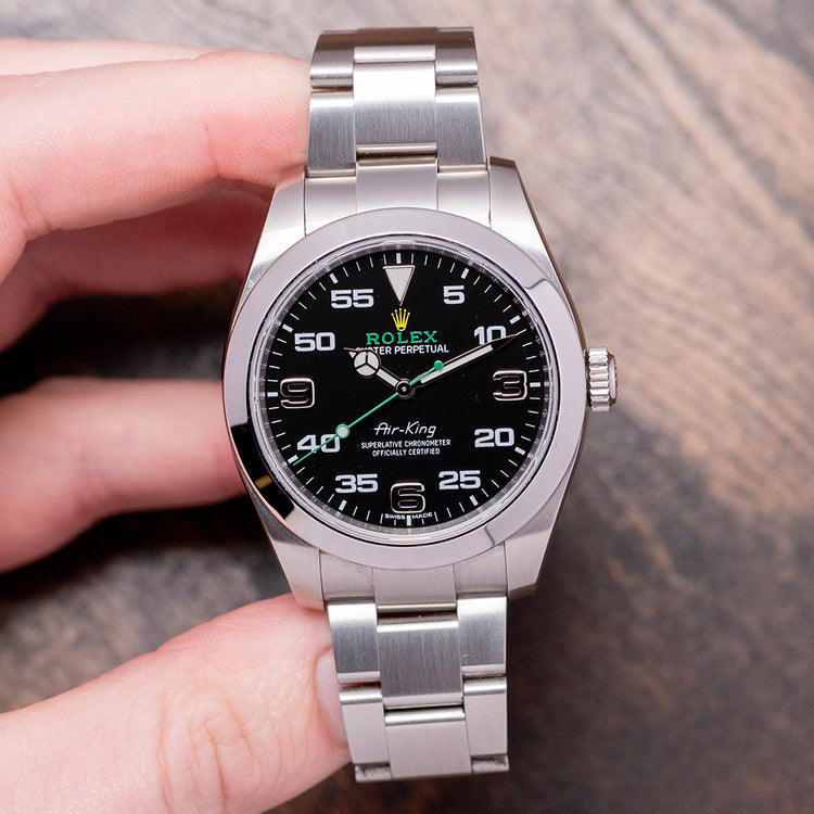 2019 Rolex Air King 40mm Black Dial Discontinued 116900