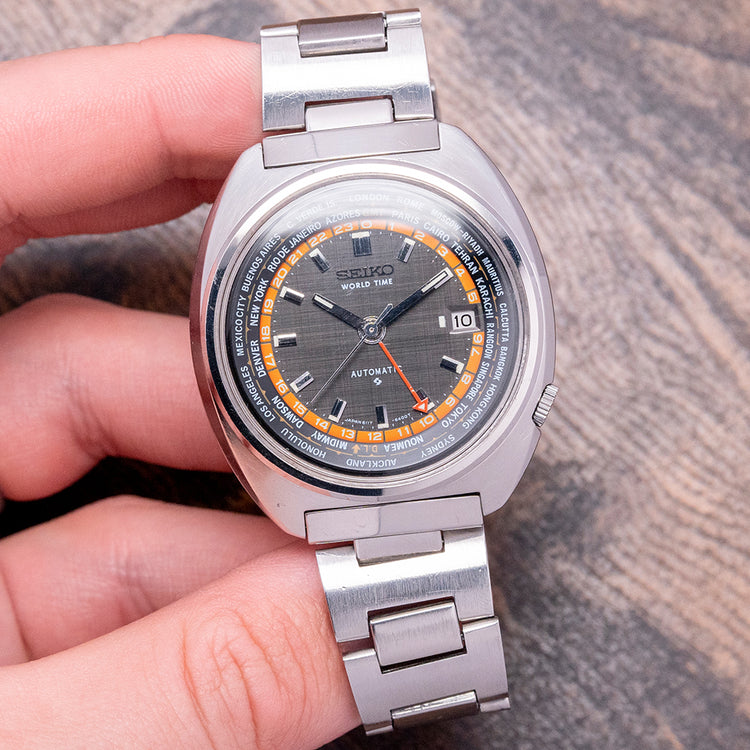 1974 Seiko World Time GMT Automatic on Bracelet 6117-6400