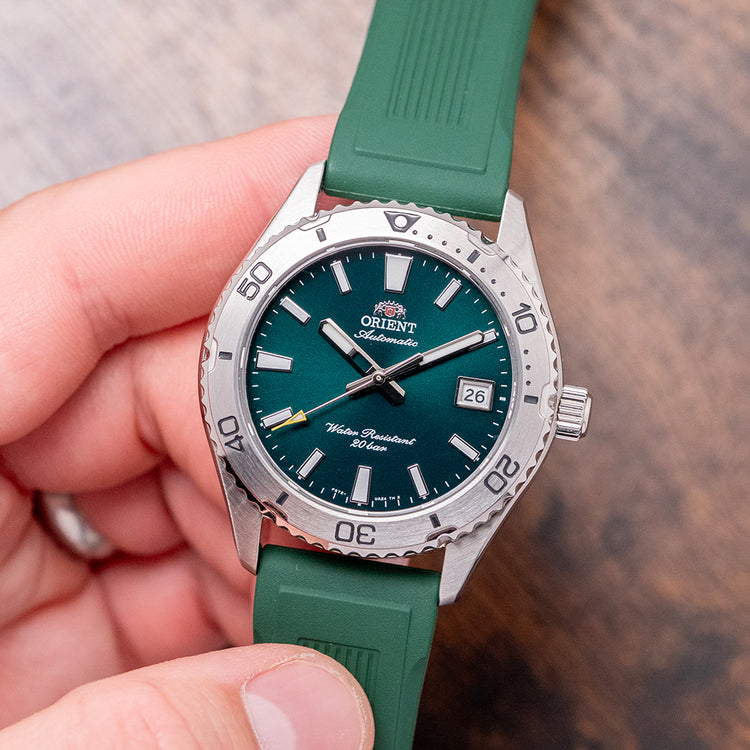 2026 Orient Mako 40mm Automatic Green Dial on Strap