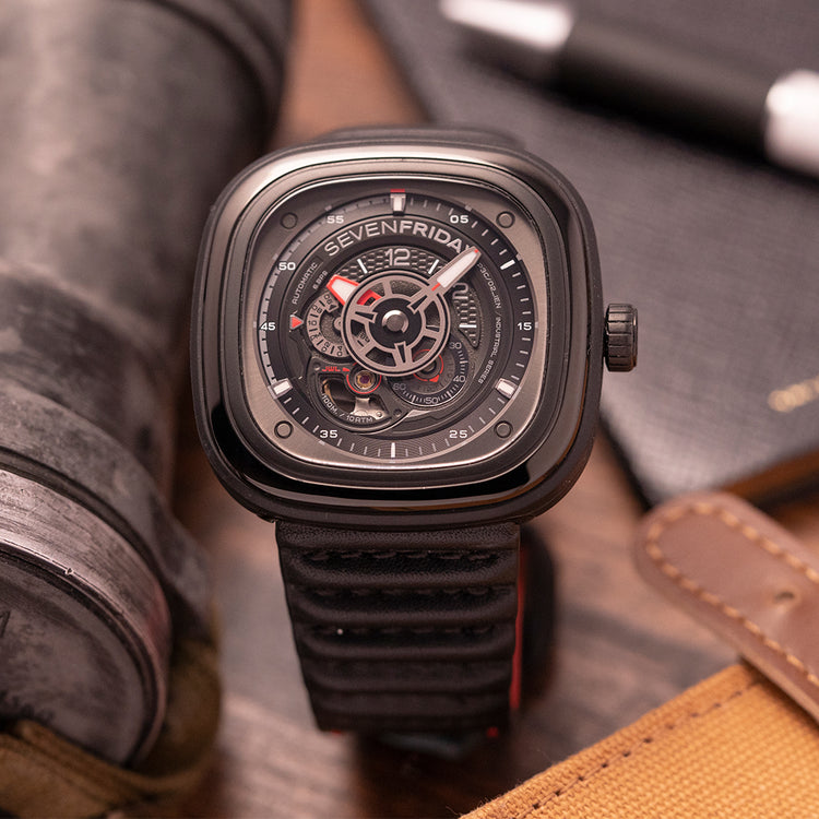 2020 SevenFriday P3C/02 "RACER III" Black Automatic