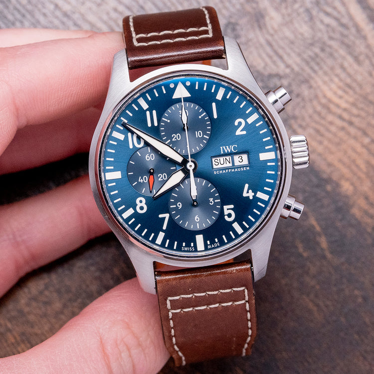 2017 IWC Pilot's Chronograph 'Le Petit Prince' Blue 43mm IW377714