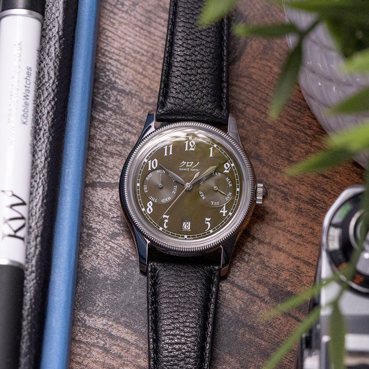 2022 Kurono Tokyo Calendrier “Type 1” Green Automatic