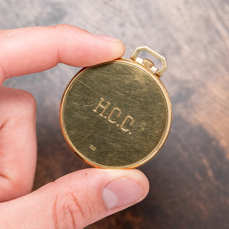 1952 Patek Philippe 18ct Yellow Gold Pocket Watch Reference 600