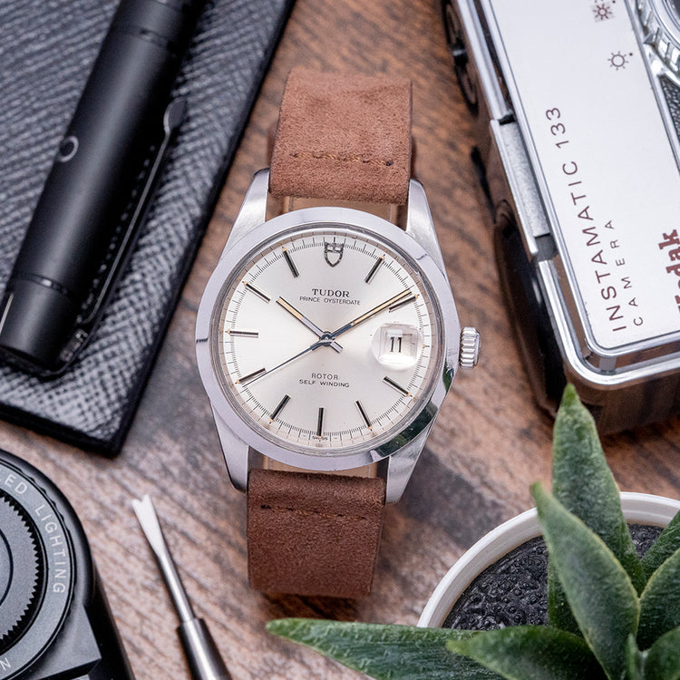 1977 Tudor Prince Oysterdate Jumbo 38mm Silver 9080/0