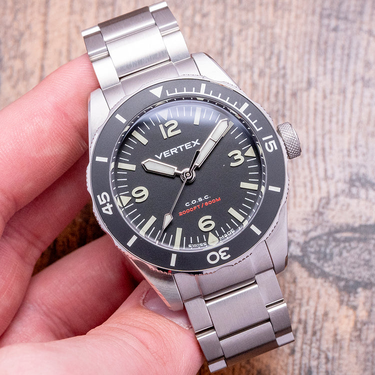 2022 Vertex M60 AquaLion No-Date on Bracelet