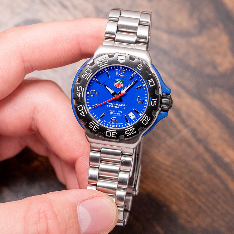 2004 TAG Heuer Formula 1 Blue Quartz 35mm WAC1212.BA0851