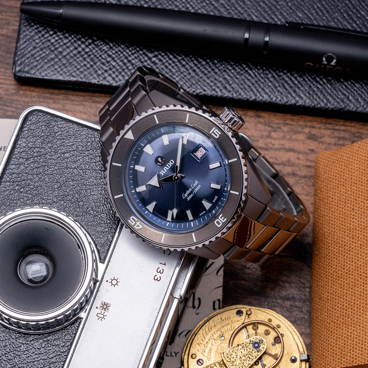 2022 Rado Captain Cook High-Tech Ceramic Diver Blue Dial R32144202