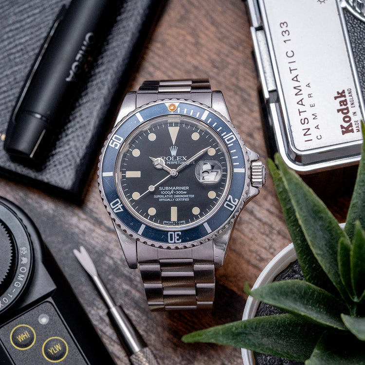 1984 Rolex Submariner Date 16800 Matte Dial Box & Papers