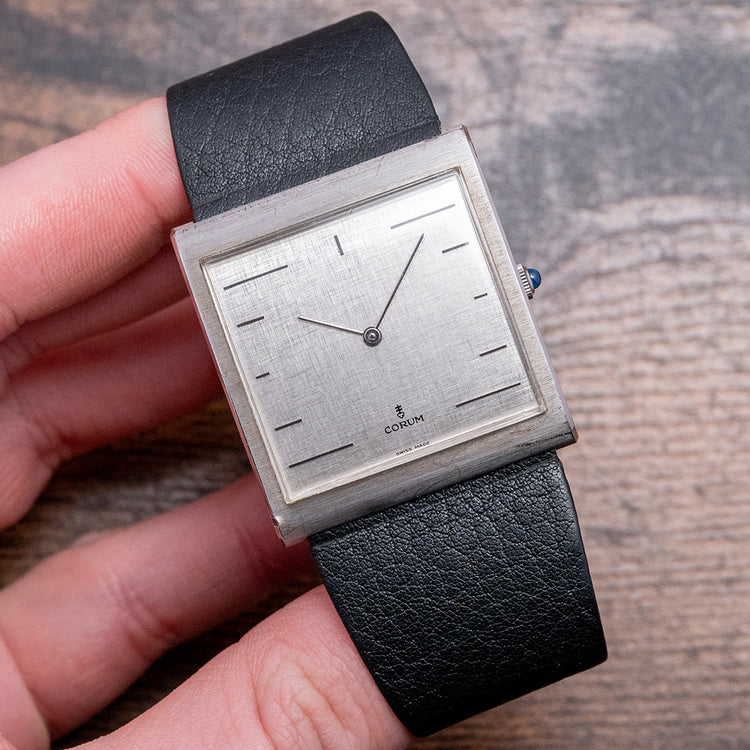 1970s Corum Buckingham .925 Sterling Silver 35.5x38mm 54.121.01