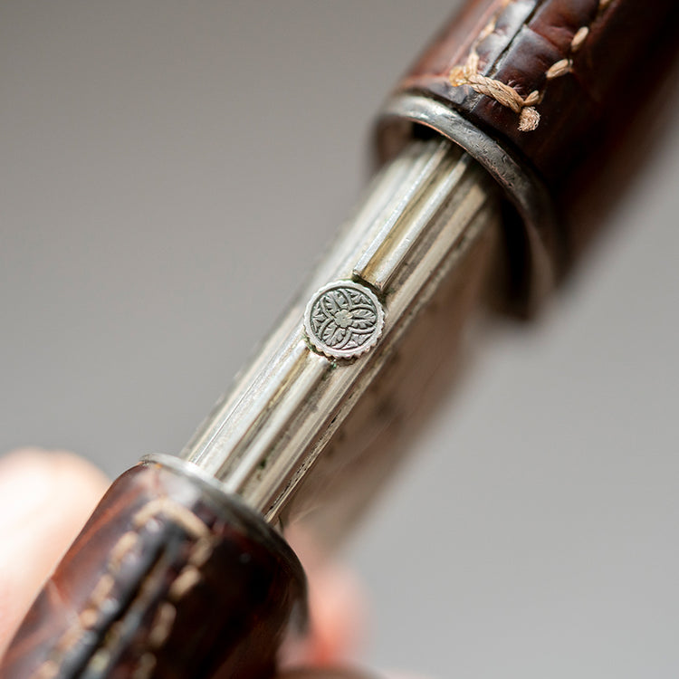 1920s Movado Ermeto 'Chronometre' Silver 'Sliding Doors' Watch - vault