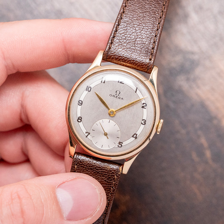 1947 Omega 9ct Gold Dennison Case 33mm Cal. 30T2 219370