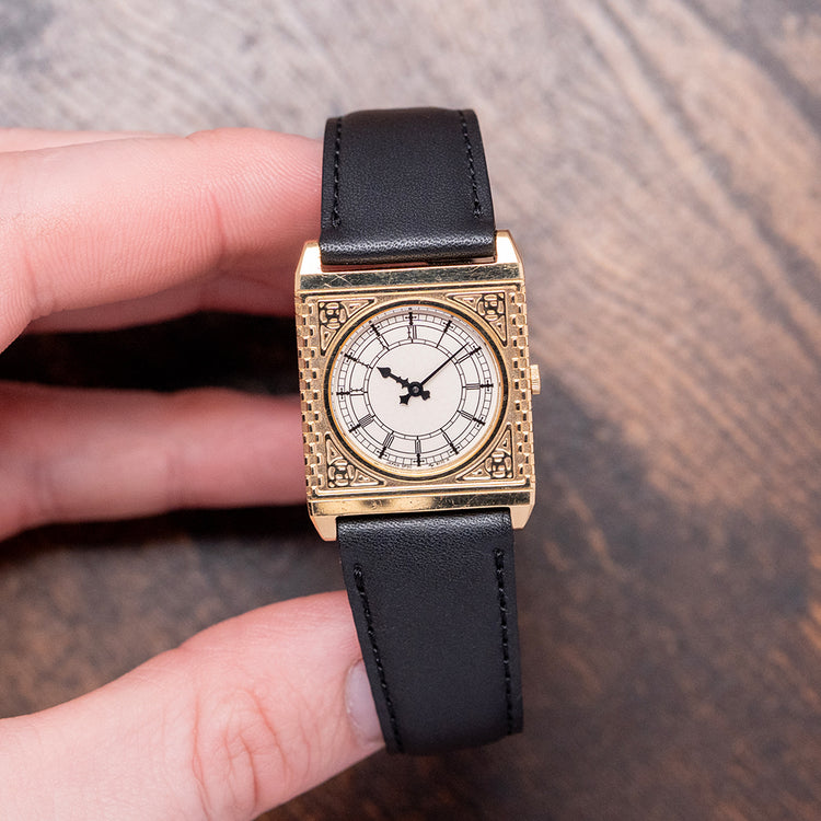 1987 Seiko 'Big Ben' Gold-Plated 25mm Quartz 5P30-6150