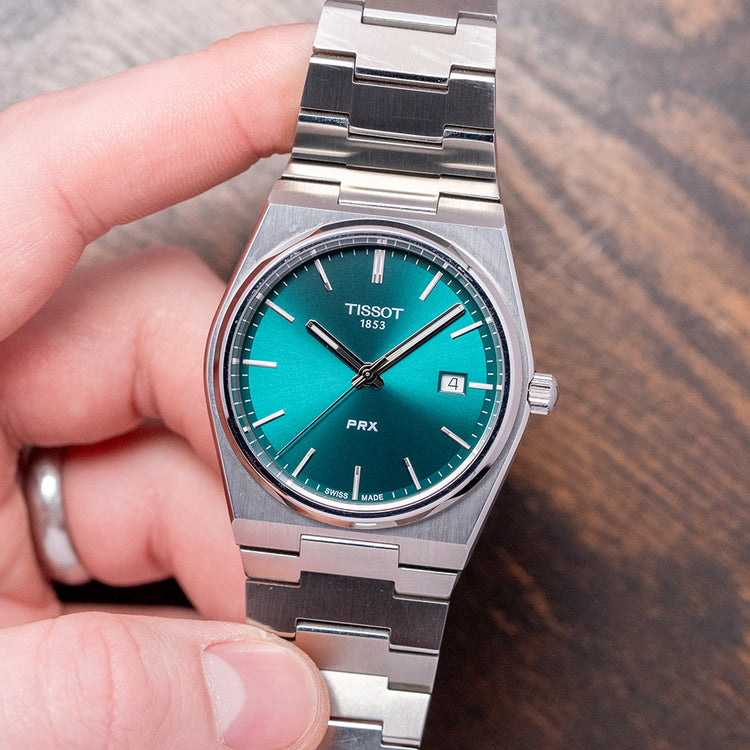 2022 Tissot PRX 40mm Green Dial Quartz T137.410.11.091.00