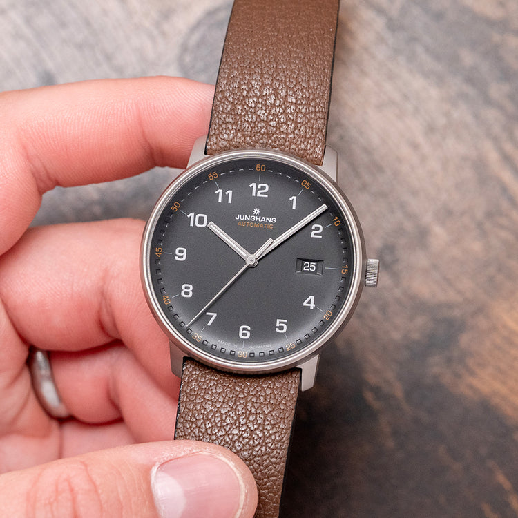 2022 Junghans 'Form A Titan' Black Dial 40mm 027/2002.00