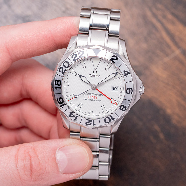2003 Omega Seamaster GMT Auto ‘Great White’ 41mm 2538.20