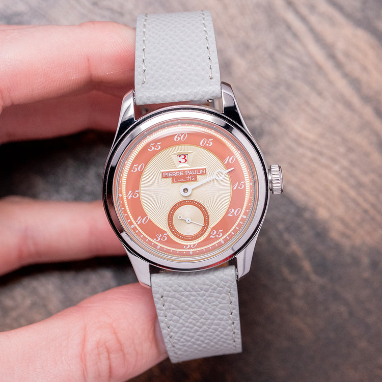 2025 Pierre Paulin Jumping Hour Automatic 'Beige Red' 38mm