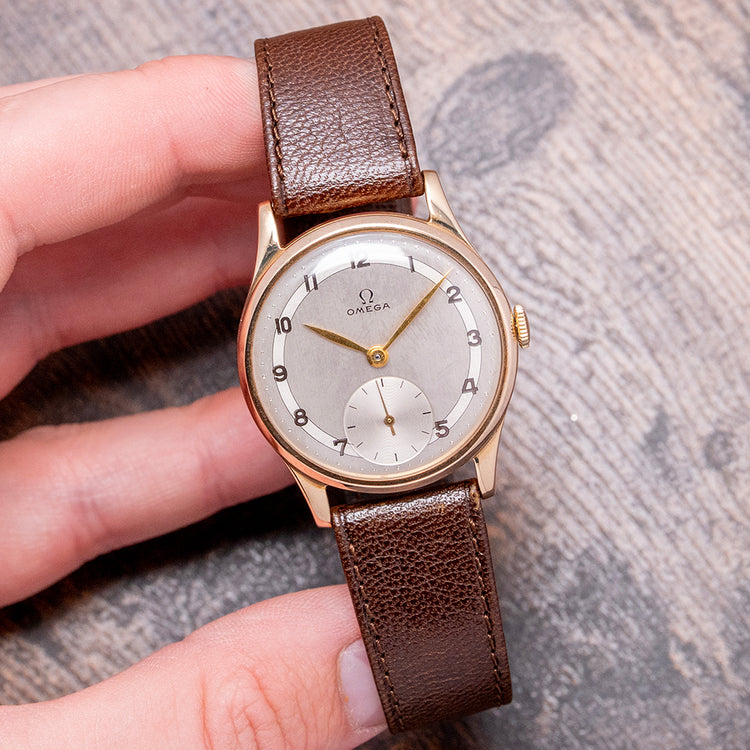 1947 Omega 9ct Gold Dennison Case 33mm Cal. 30T2 219370