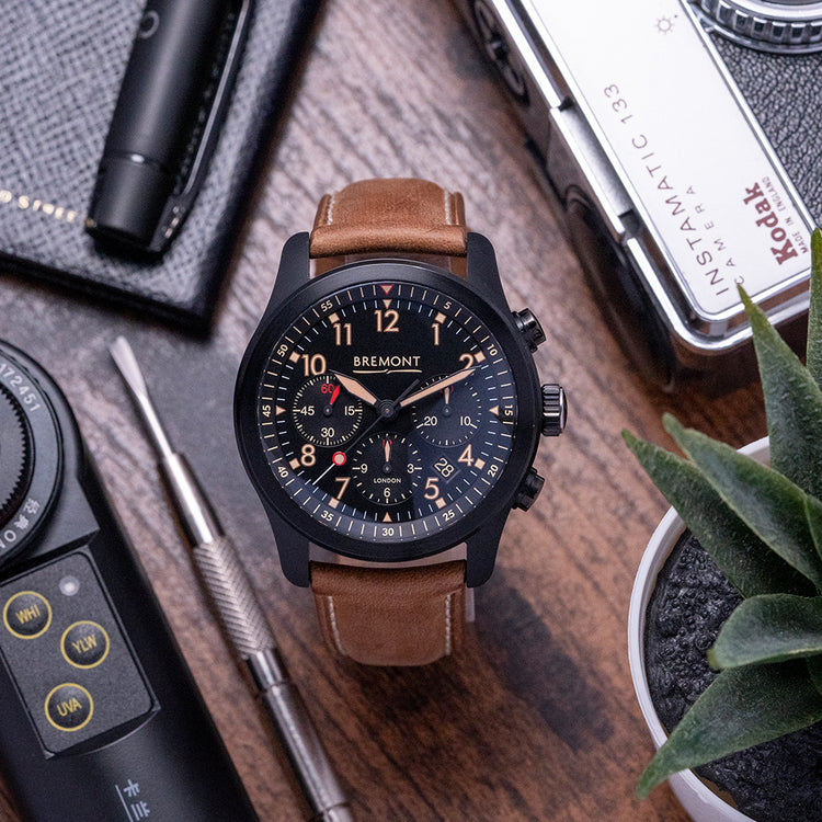 2021 Bremont Pilot Chronograph Black ALT1-P2 JET