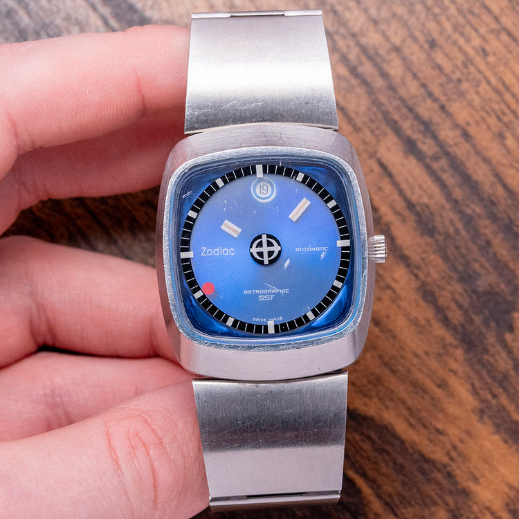 1970s Zodiac Astrographic SST 'Mystery Dial' Automatic 882-963