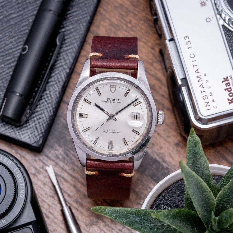 1970 Tudor Prince Oysterdate Jumbo 38mm Silver 7024/0