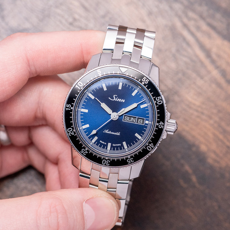 2023 Sinn 104 St Sa I B Blue 41mm Automatic on Bracelet