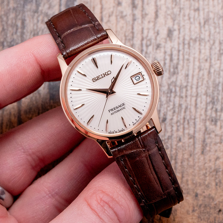 2023 Seiko Presage 34mm Automatic Rose Gold SRP852J1