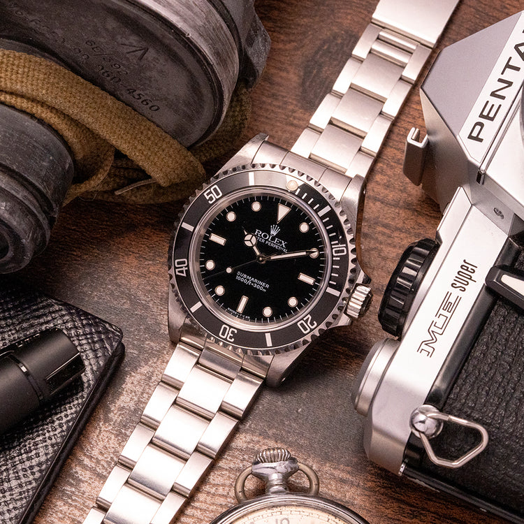 1997 Rolex Submariner 14060 "2-Liner" Tritium with Papers