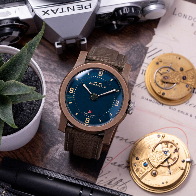 2015 Schofield Beater Bronze Batch 1 Blue Automatic