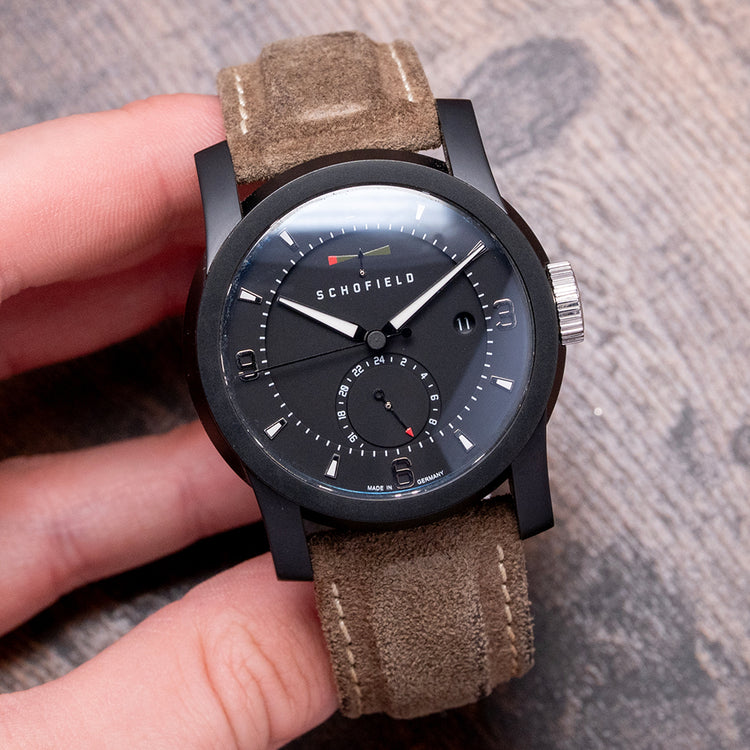 2012 Schofield Signalman GMT Black Limited Edition 44mm