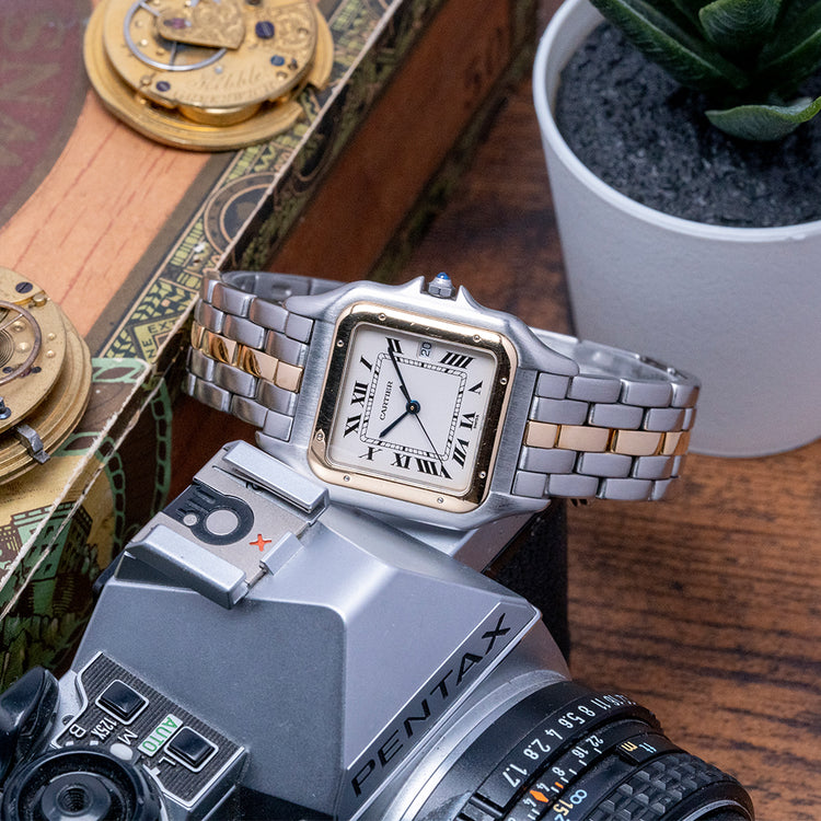 1990s Cartier Panthère Jumbo Steel & Gold 29.5mm 187957