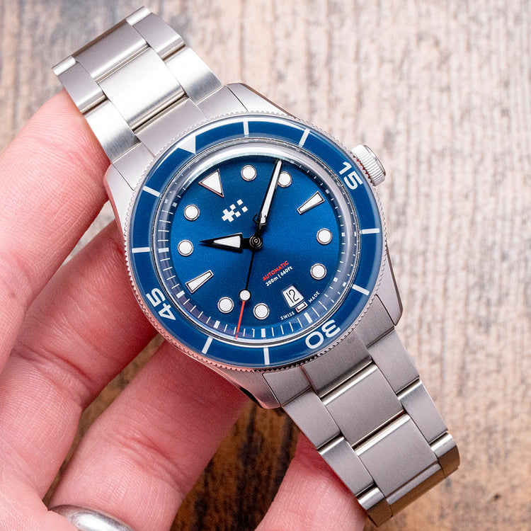 2024 Christopher Ward C65 Aquitaine Blue Automatic