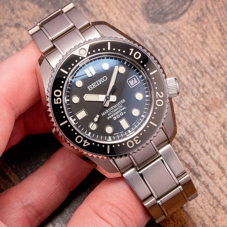 2018 Seiko Marinemaster 300 Black Diver Automatic SBDX017