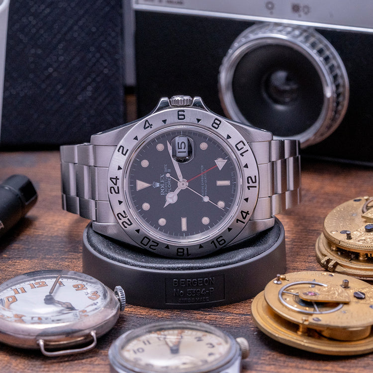 1989 Rolex Explorer II Black Tritium Dial 40mm 16570