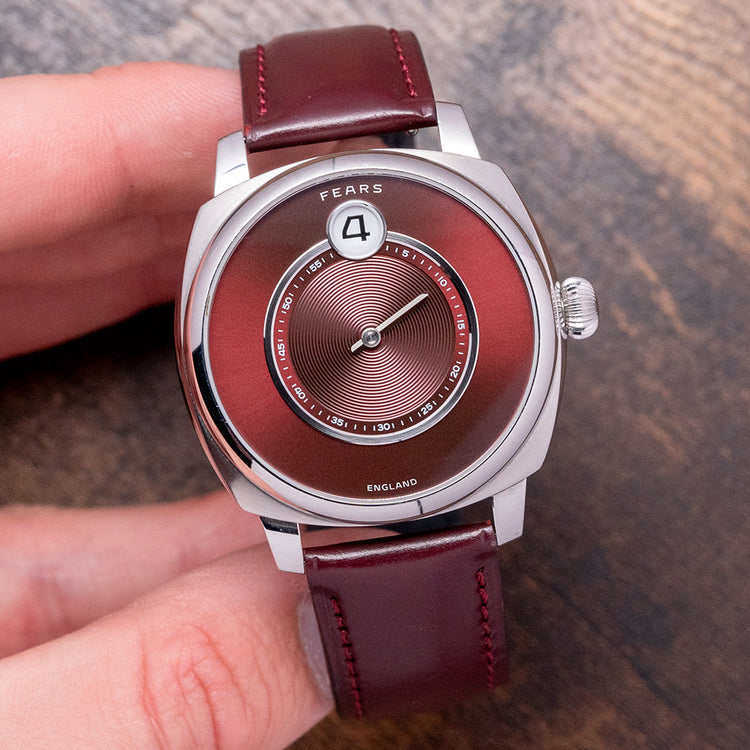 2023 Fears Christopher Ward Alliance 01 Jump Hour Red Dial