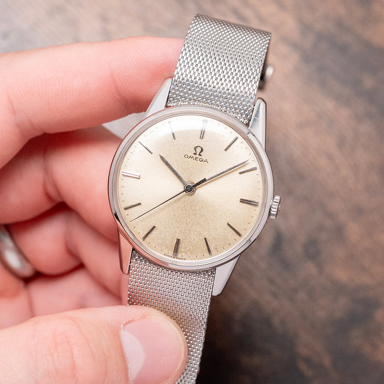 1961 Omega Manual on Rare Omega Bracelet 14772 34mm