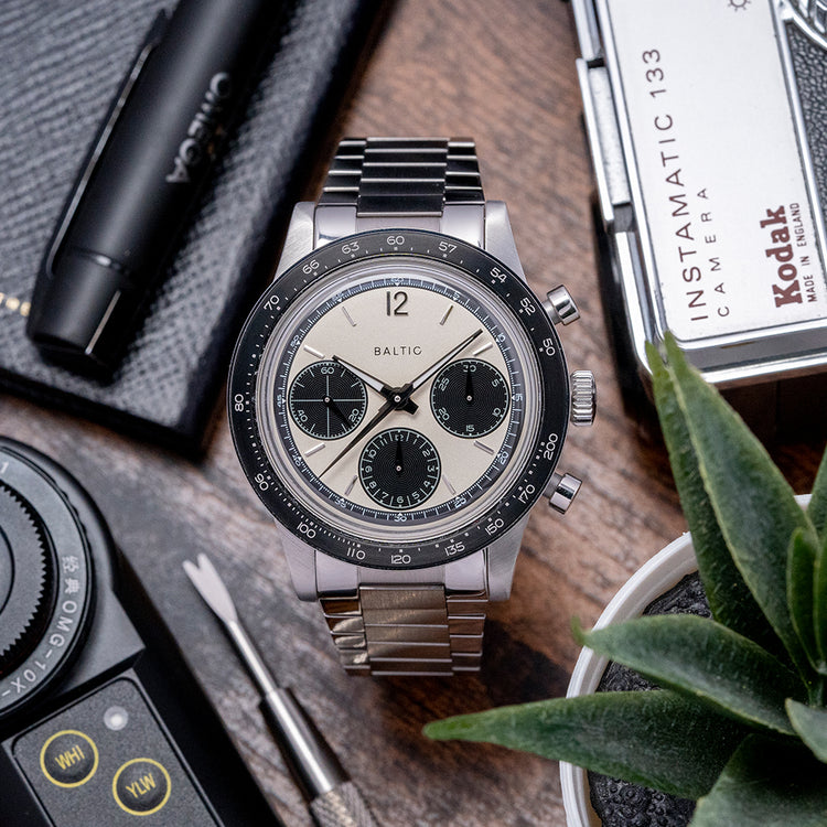 2023 Baltic Tricompax Panda Chronograph Manual 39.5mm