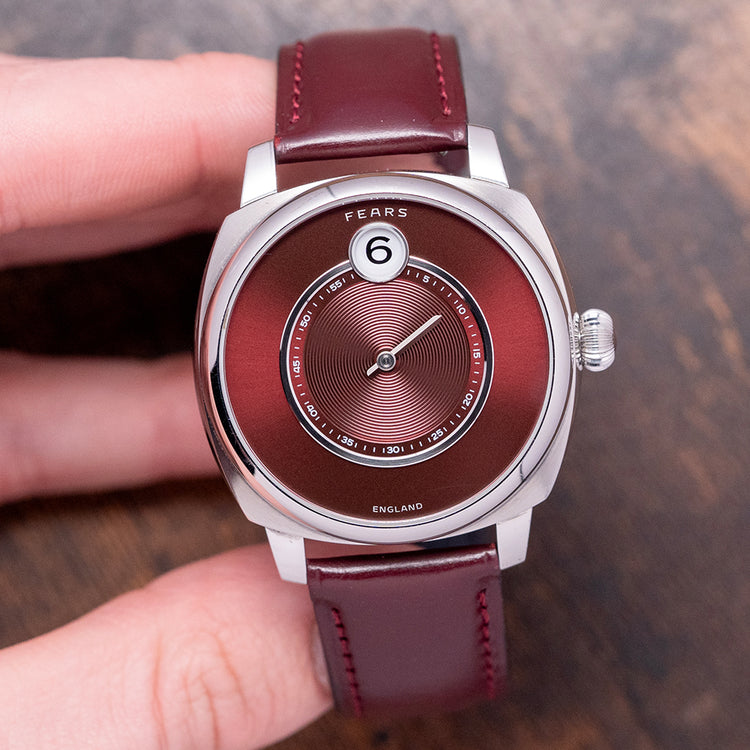 2023 Fears Christopher Ward Alliance 01 Jump Hour Red Dial