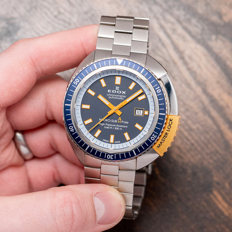 2016 Edox Hydro Sub North Pole Automatic Limited Edition