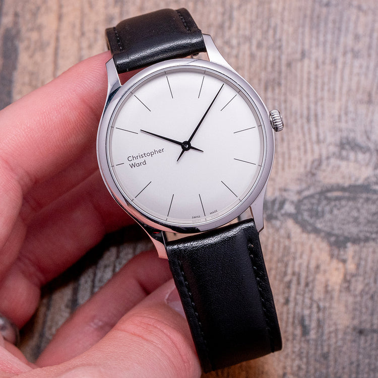 2019 Christopher Ward C5 Malvern 595 White Dial 38.5mm