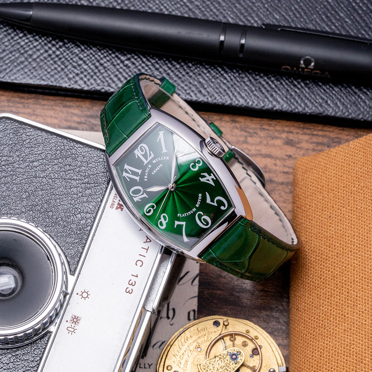2016 Franck Muller Cintrée Curvex Green Automatic 5850