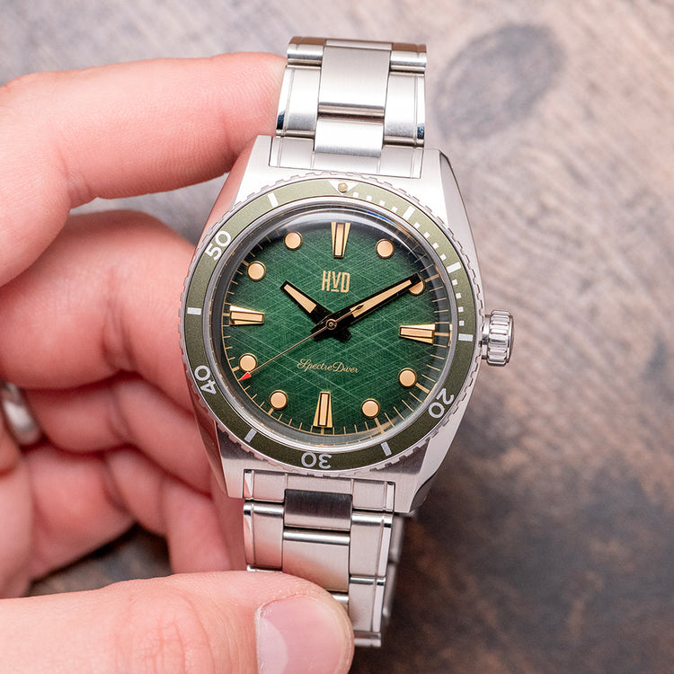 2022 HVD SpectreDiver Emerald Manual Limited Edition 40mm