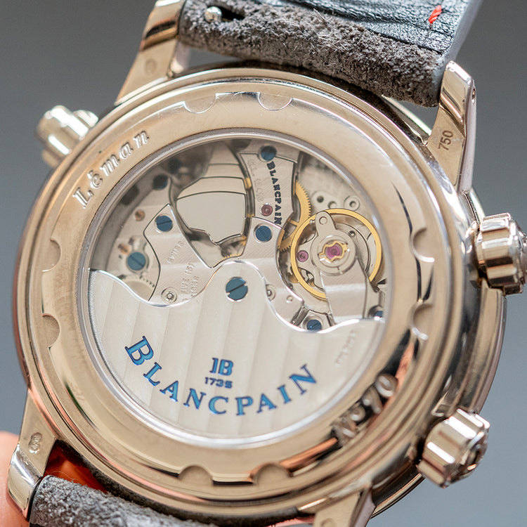 2000s Blancpain Léman Réveil GMT 18ct White Gold 40mm - vault