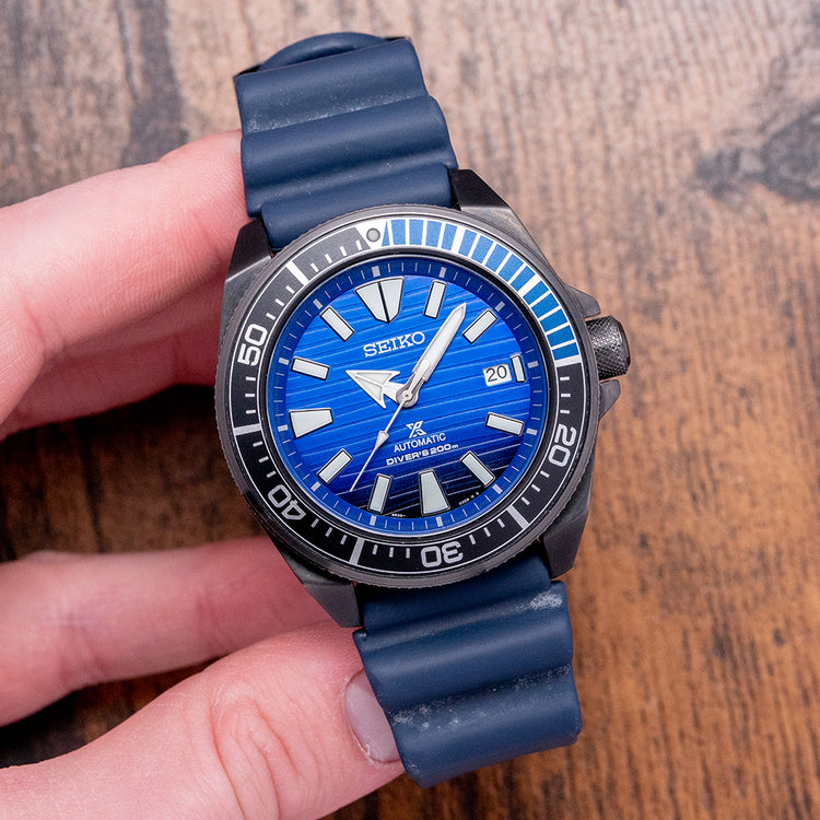 2020 Seiko Prospex Samurai Automatic Black & Blue SRPD09