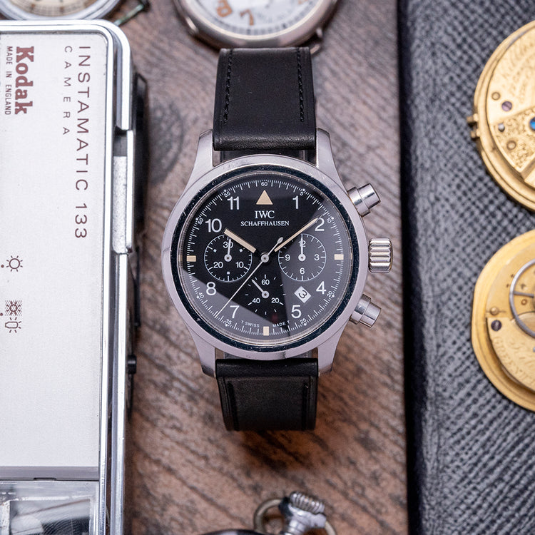 1990s IWC Flieger Chronograph IW3741 Quartz JLC Cal. 630 36mm