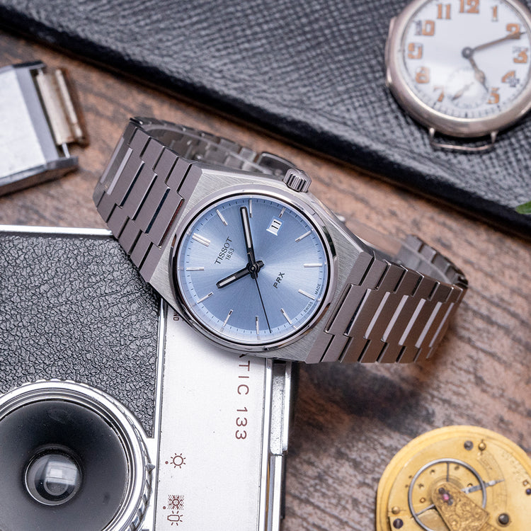 2023 Tissot PRX 35mm Ice Blue Quartz T137.210.11.351.00