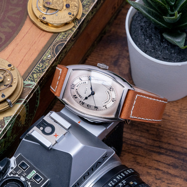 1990s Franck Muller Cintré Curvex Chronometro 5850 White Gold