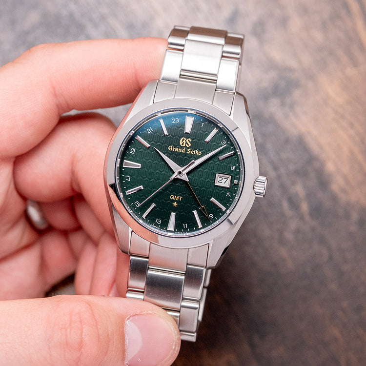 2018 Grand Seiko 9F GMT 25th Anniversary Green 40mm SBGN007