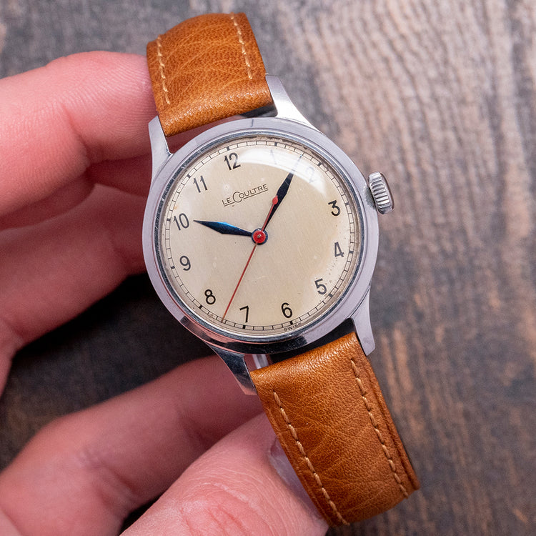1940s LeCoultre Cal. 450/A 'WWII Military Style' Steel 33mm