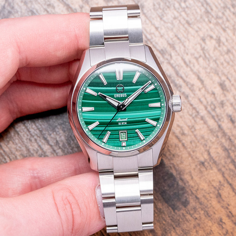 2024 Erebus Ascent Malachite Dial 39mm Automatic