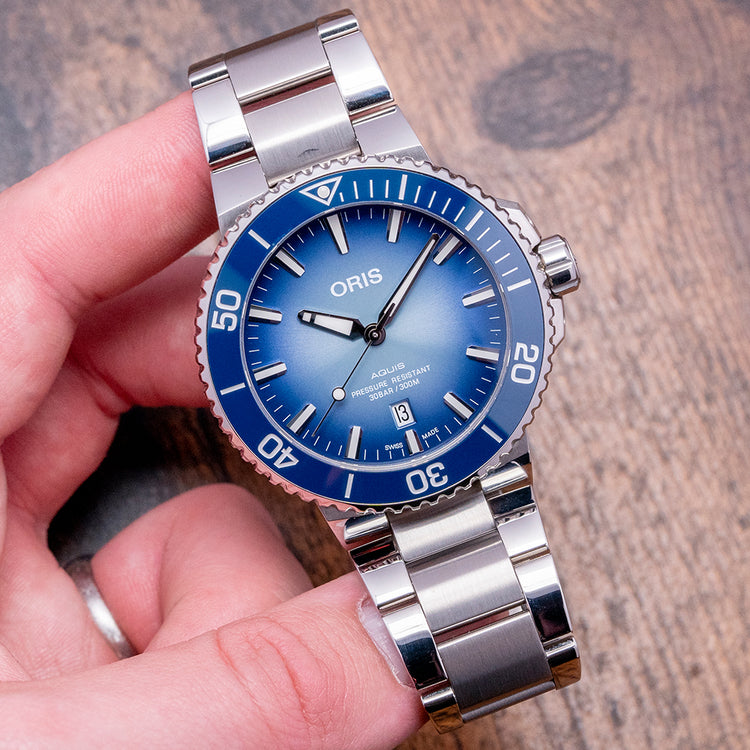 2021 Oris Aquis Lake Baikal Limited Edition 43.5mm 01 733 7730 4175